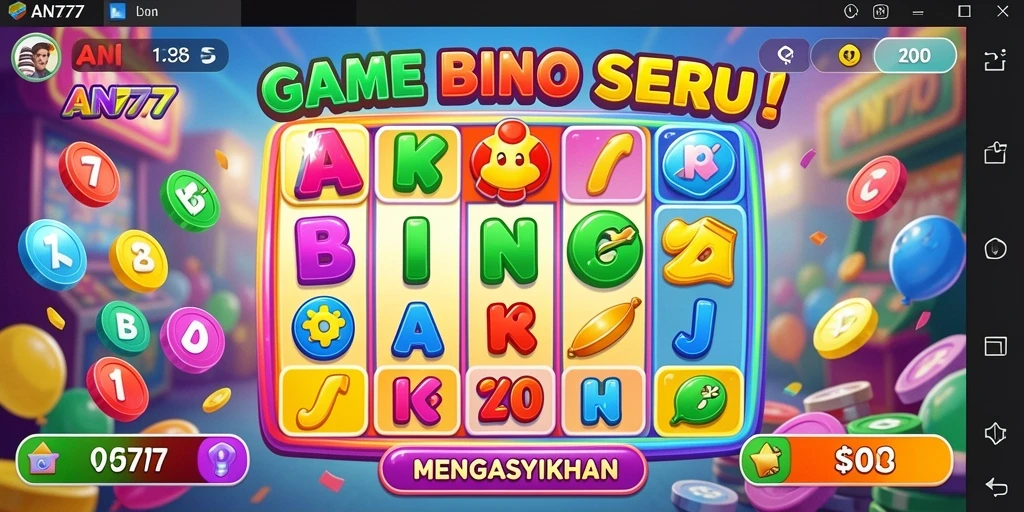 Tampilan gameplay Bingo yang memikat di AN777.