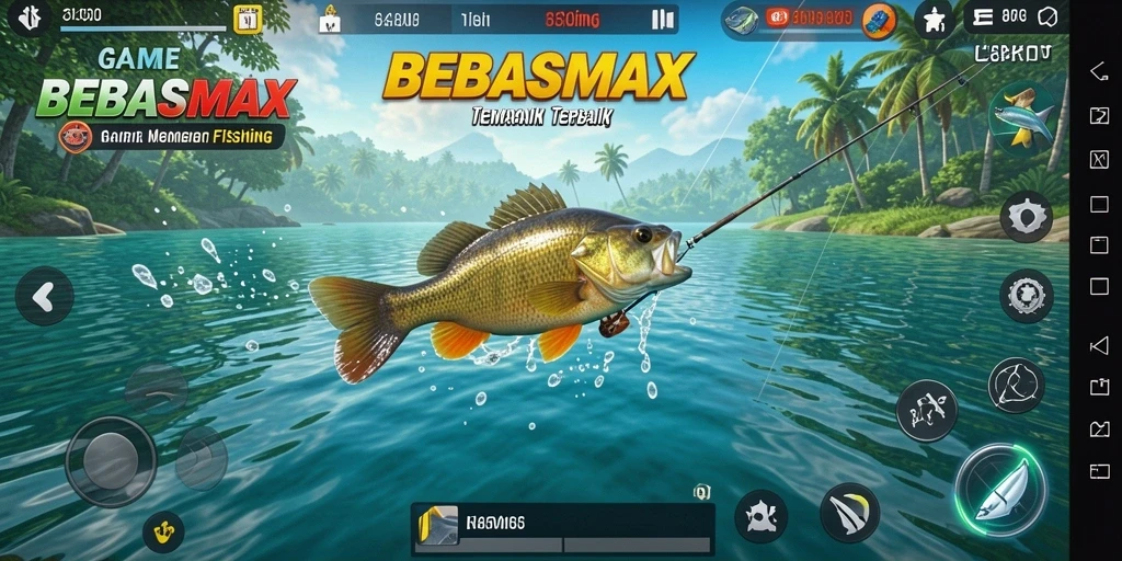 Tangkapan ikan besar dan pemandangan indah dalam BEBASMAX.