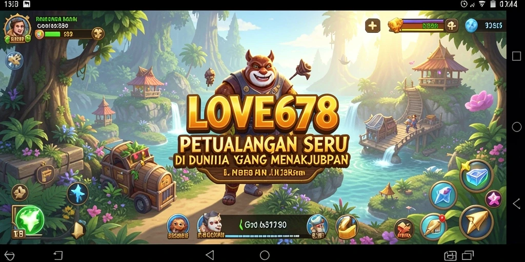Cuplikan gameplay <strong>LOVE678</strong> yang menunjukkan aksi petualangan dan eksplorasi yang mendebarkan.