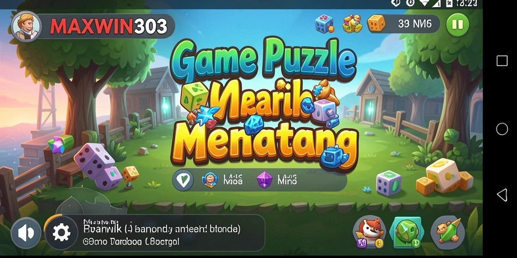 Tampilan gameplay <strong>MAXWIN303</strong> yang menampilkan tantangan Puzzle yang seru.