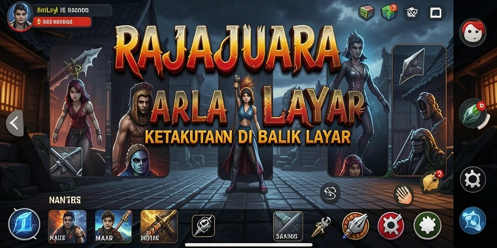 Screenshot dari gameplay RAJAJUARA yang mencekam.