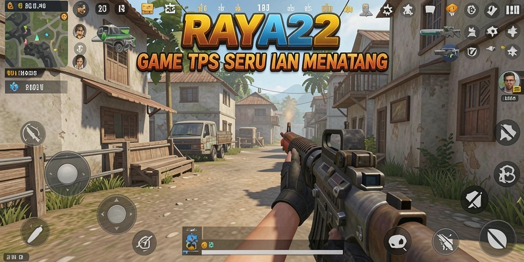 Screenshoot menampilkan momen menegangkan dalam gameplay TPS.