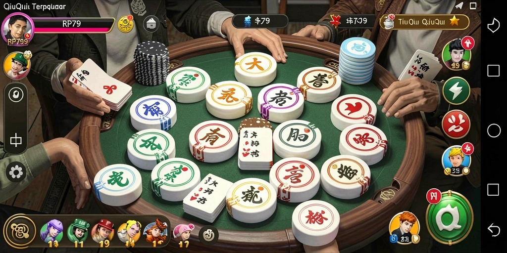 Screenshot dari gameplay seru QiuQiu di RP79.