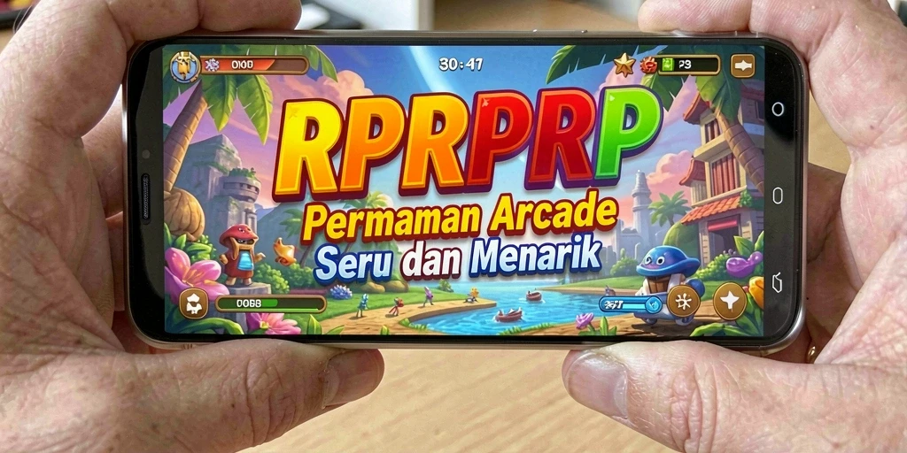 Tampilan gameplay seru dari RPRPRP yang penuh warna.