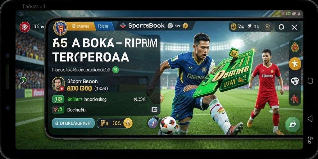 Tampilan gameplay Sportsbook yang menarik di aplikasi T6.